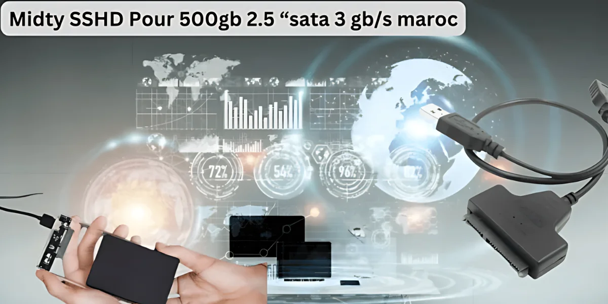 Midty SSHD Pour 500gb 2.5 “sata 3 gbs Maroc